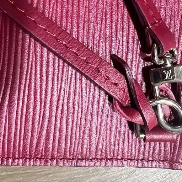 Louis Vuitton Neverfull pouch Fuchsia Epi Leather - Picture 3 of 13